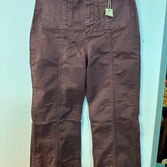 Marine Layer Womens Juniors Pants - Plum New! Size 6 - Picture 1 of 7
